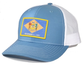 Homeland Tees Delaware Flag Patch Trucker Hat