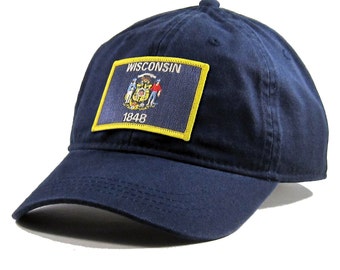 Homeland Tees Wisconsin Flag Hat