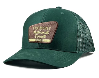 Homeland Tees Fremont National Forest Oregon Patch Trucker Hat