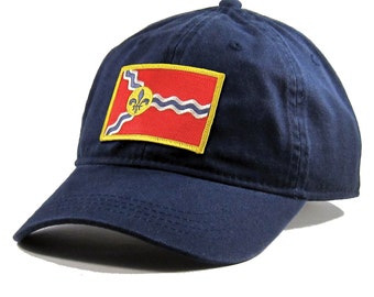 Homeland Tees St Louis Flag Hat State Flag Embroidered Patch Dad Hat Men's Baseball Cap