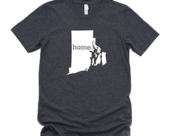 Homeland Tees Rhode Island Home State T-Shirt - Unisex