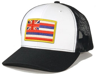 Homeland Tees Hawaii Flag Patch Trucker Hat