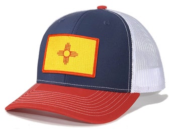 Homeland Tees New Mexico Flag Patch Trucker Hat
