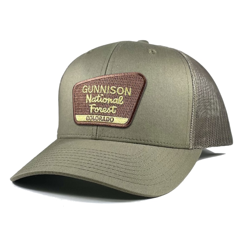 National Forest Patch Hat: Embroidered Trucker Cap image 10