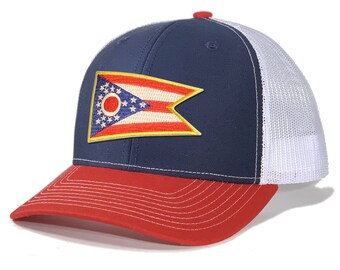 Homeland Tees Ohio Flag Patch Trucker Hat