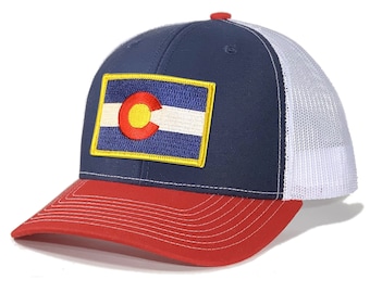 Homeland Tees Colorado Flag Patch Trucker Hat