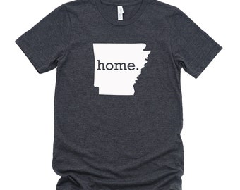 Homeland Tees Arkansas Home State T-Shirt - Unisex