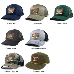 National Forest Patch Hat: Embroidered Trucker Cap image 2