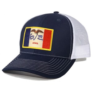 Homeland Tees Iowa Flag Patch Trucker Hat