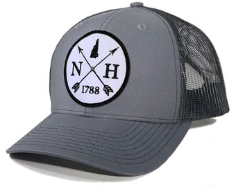 Homeland Tees New Hampshire Arrow Patch Trucker Hat