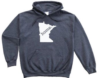 Homeland Tees Minnesota Home Pullover Hoodie Sweatshirt