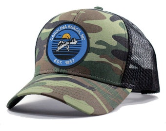 Homeland Tees Carolina Beach, North Carolina Camo Trucker Hat