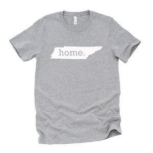 Homeland Tees Tennessee Home State T-Shirt Unisex Athletic Heather