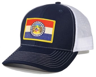 Homeland Tees Missouri Flag Patch Trucker Hat