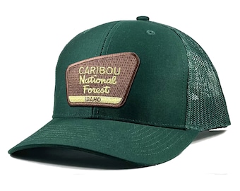 Homeland Tees Caribou National Forest Idaho Patch Trucker Hat