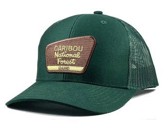 Homeland Tees Caribou National Forest Idaho Patch Trucker Hat