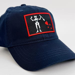Homeland Tees Blackbeard Pirate Flag Hat - Cotton Twill Dad Hat