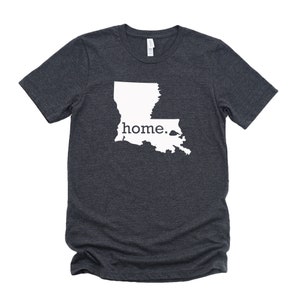 Homeland Tees Louisiana Home State T-Shirt - Unisex