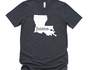 Homeland Tees Louisiana Home State T-Shirt - Unisex