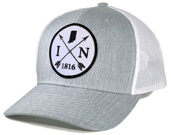 Homeland Tees Indiana Arrow Patch Trucker Hat