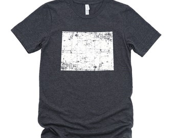 Homeland Tees Colorado State Vintage Look Distressed Unisex T-shirt
