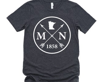 Homeland Tees Unisex Minnesota Arrow T-shirt