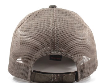 Homeland Tees New Mexico Flag Hat - Realtree Camo Trucker Men's Cap