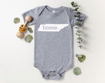 Homeland Tees Tennessee Home State Onesie®, State Baby Bodysuit, Baby Shower Gift, New Baby Welcome Gift, Newborn Clothes Baby Boy Baby Girl