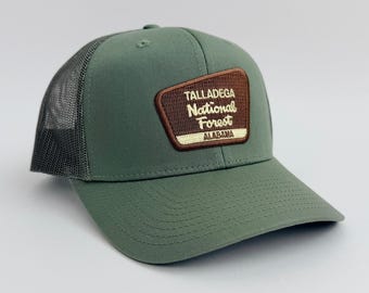 Talladega National Forest Alabama Trucker Hat - USA National Parks Snapback