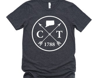 Homeland Tees Unisex Connecticut Arrow T-Shirt