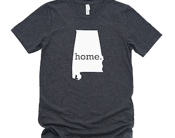 Homeland Tees Alabama Home State T-Shirt - Unisex