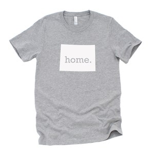 Homeland Tees Colorado Home State T-Shirt Unisex Athletic Heather