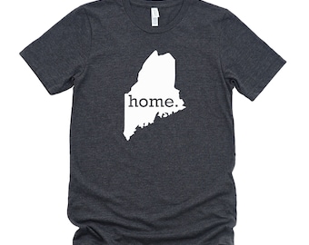 Homeland Tees Maine Home State T-Shirt - Unisex