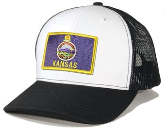 Homeland Tees Kansas Flag Patch Hat