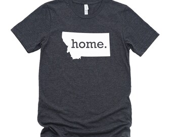 Homeland Tees Montana Home State T-Shirt - Unisex