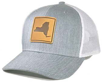 Homeland Tees New York Leather Patch Trucker Hat