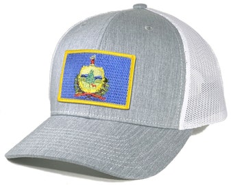 Homeland Tees Vermont Flag Patch Trucker Hat