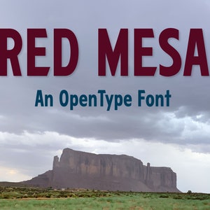 Red Mesa Font image 1