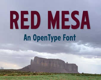 Red Mesa Font