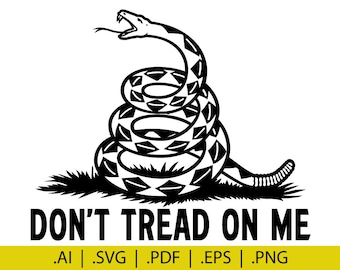 Don't Tread On Me download SVG, .EPS, .AI, .dxf