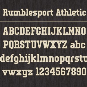 Rumblesport Athletic font OTF and TTF image 3