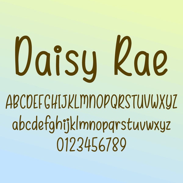 Daisy Rae Font - Thin, Light, Regular & Bold - OTF