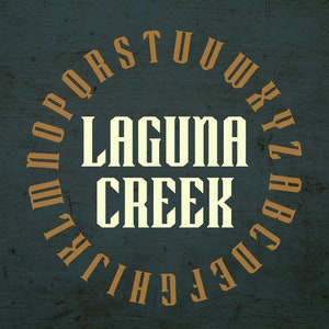 Laguna Creek font Regular Bold OTF image 3