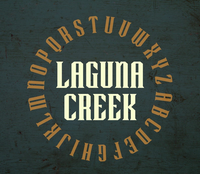 Laguna Creek font Regular Bold OTF image 3