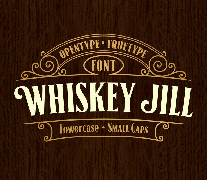 Whiskey Jill font  OTF image 1
