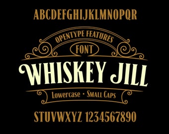 Whiskey Jill font - OTF