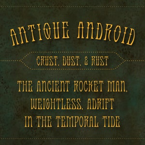 Antique Android font OTF image 6