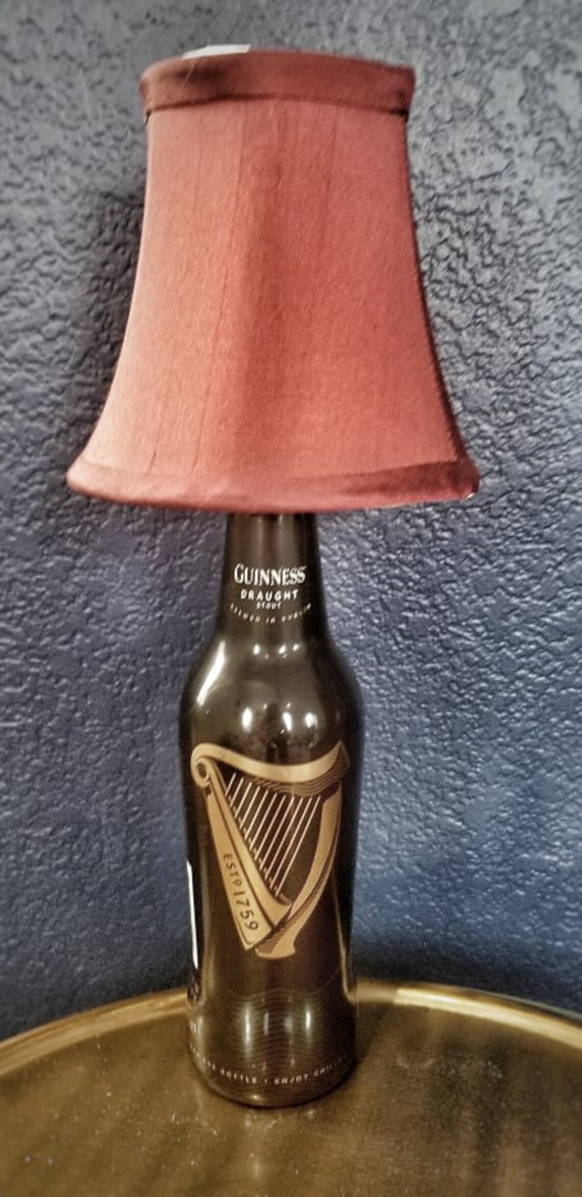 Guinness Beer Bottle Light With Shade Etsy