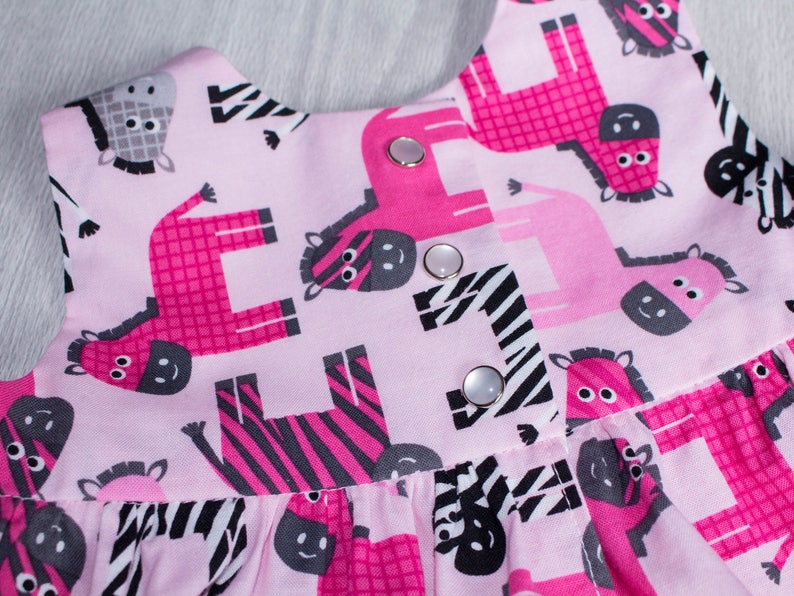 Infant Dress Toddler Dress Newborn Dress Zebra Baby Girl Dress