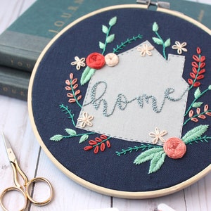 Home PDF Hand Embroidery Pattern image 1